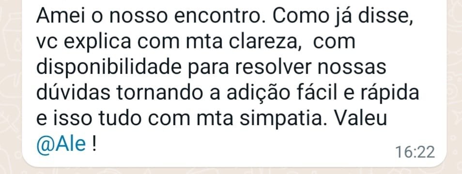 Depoimento de uma aluna do curso Edição em Minutos